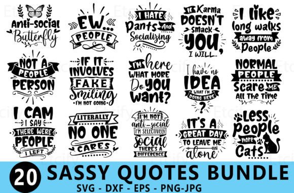 Download Anti-social Svg Bundle, Sassy Svg Bundle - Sassy svg Collection