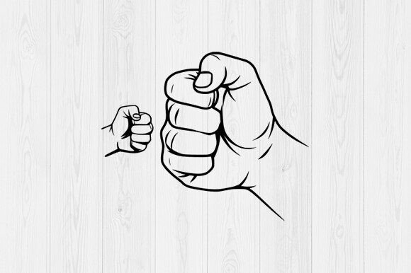 Download Father's Day Fist Bump Set Svg - Fist bump set Collection