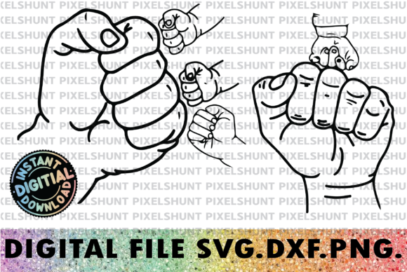 Download Father's Day Fist Bump Set Svg - Fist bump set Collection