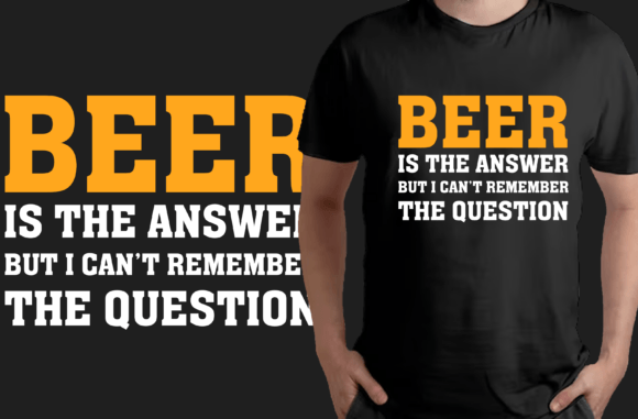 Download Awesome Funny BEER T-Shirt Design - Premium Resources