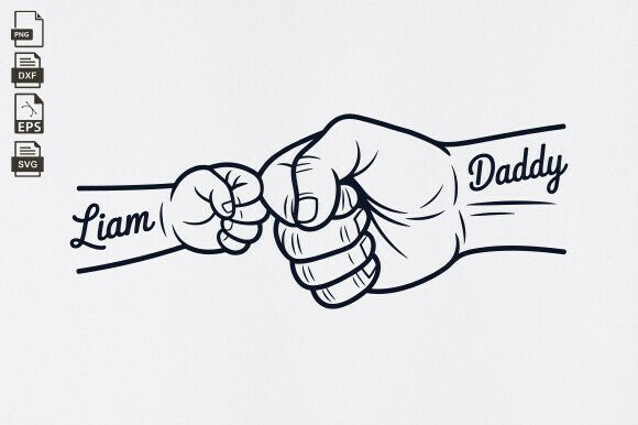 Download Father's Day Fist Bump Set, Dad Fist Bum - Fist bump set Collection